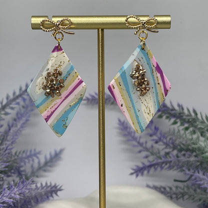 Light blue Purple marble